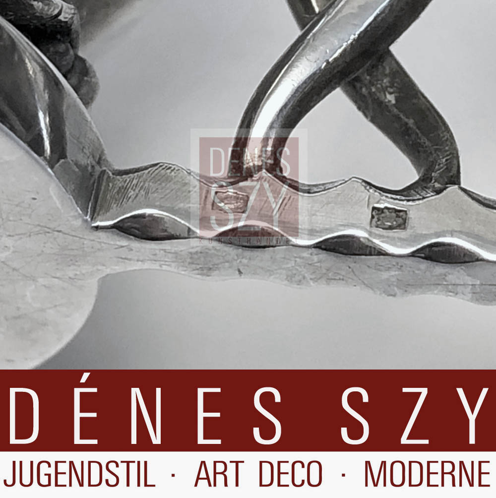 Georg Jensen argento Saliera doppia 561