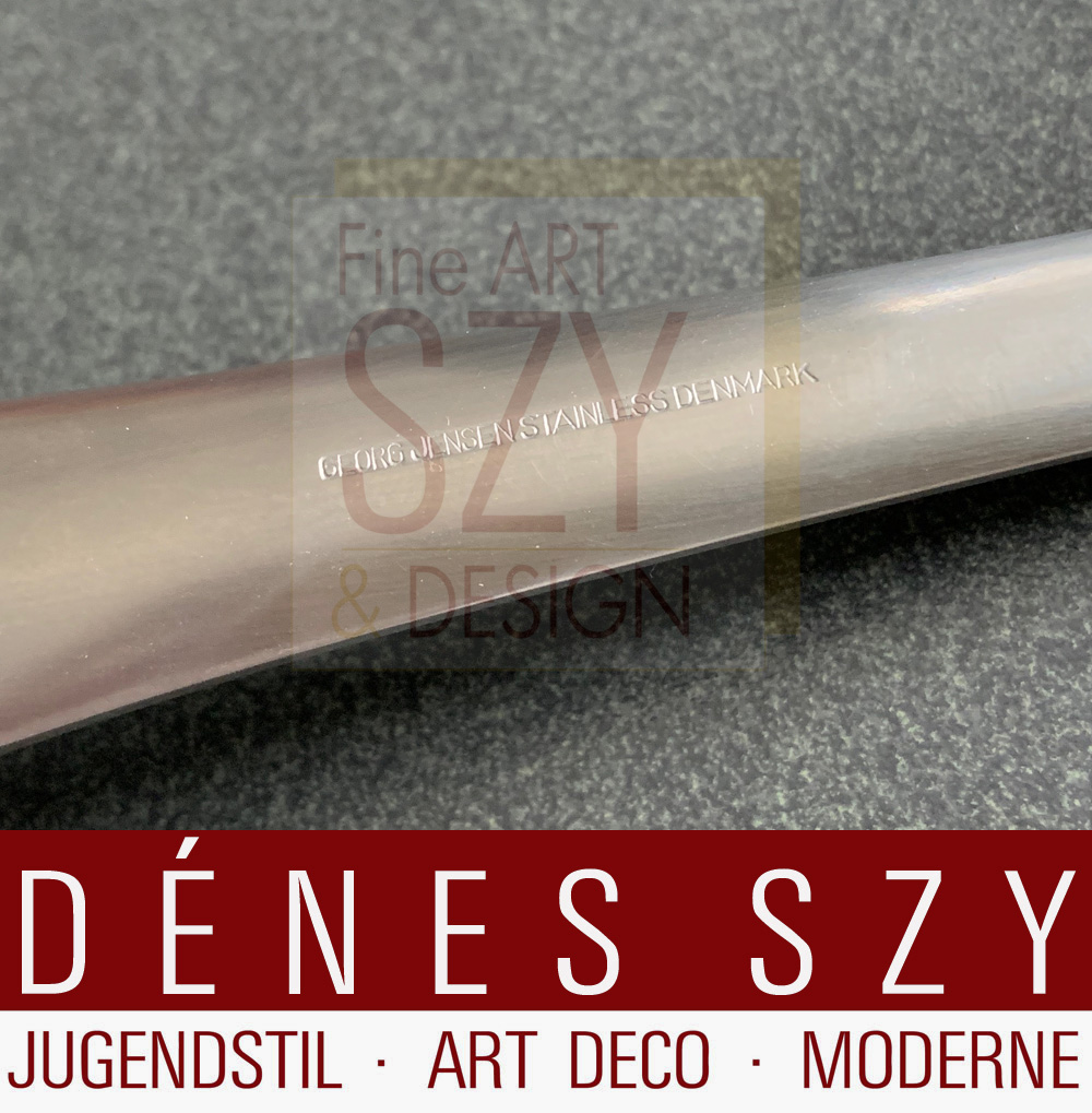 Spatola per torte di Georg Jensen Tuja Tanagvil posate in acciaio inossidabile