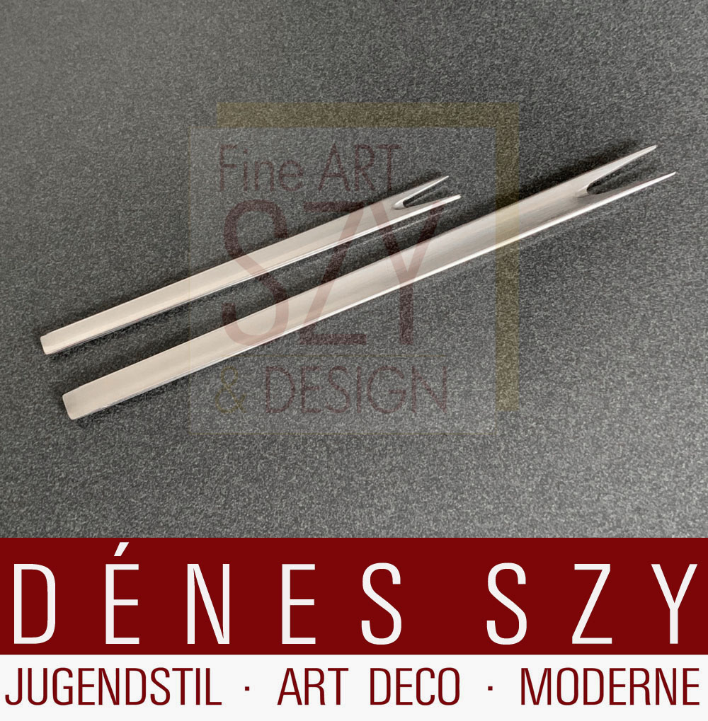 Forchetta per affettati Georg Jensen Tuja Tanagvil in acciaio inossidabile