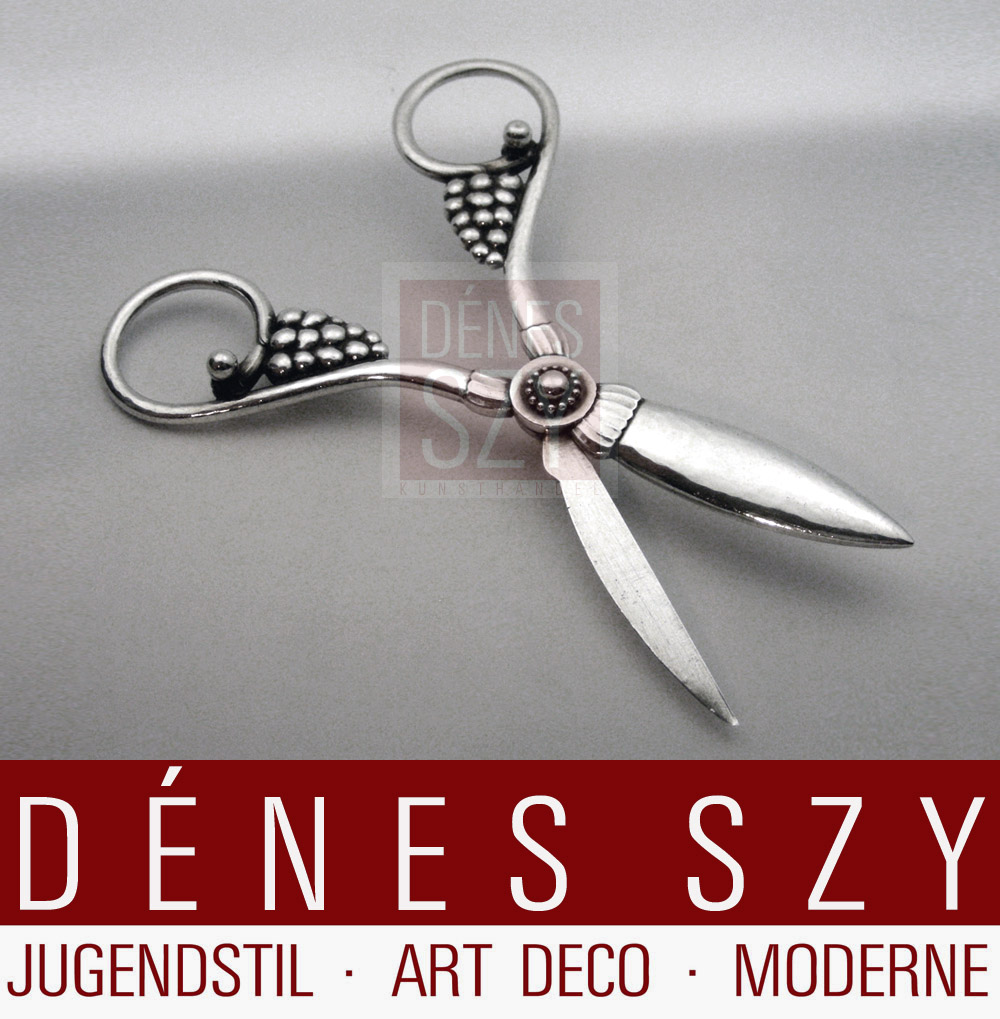 Georg Jensen Silber 139 alt Traubenschere Grape Collection