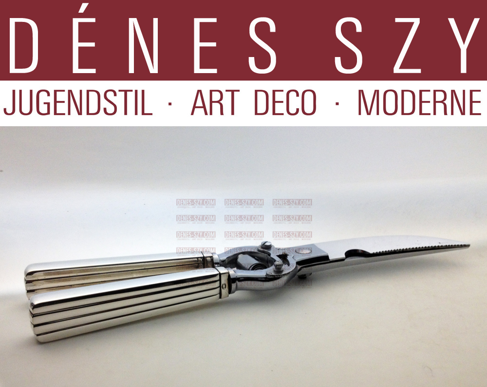 Georg Jensen Silber Bernadotte Art Deco Gefluegelschere 1950