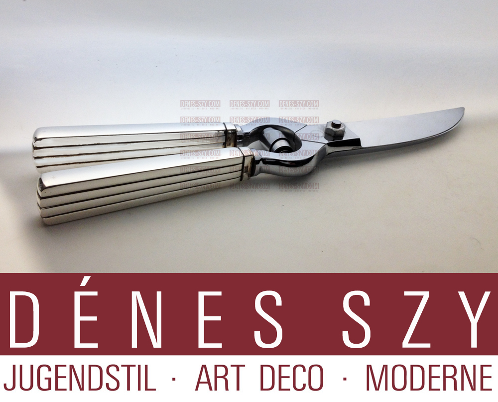 Georg Jensen Silber Bernadotte Art Deco Gefluegelschere 1950