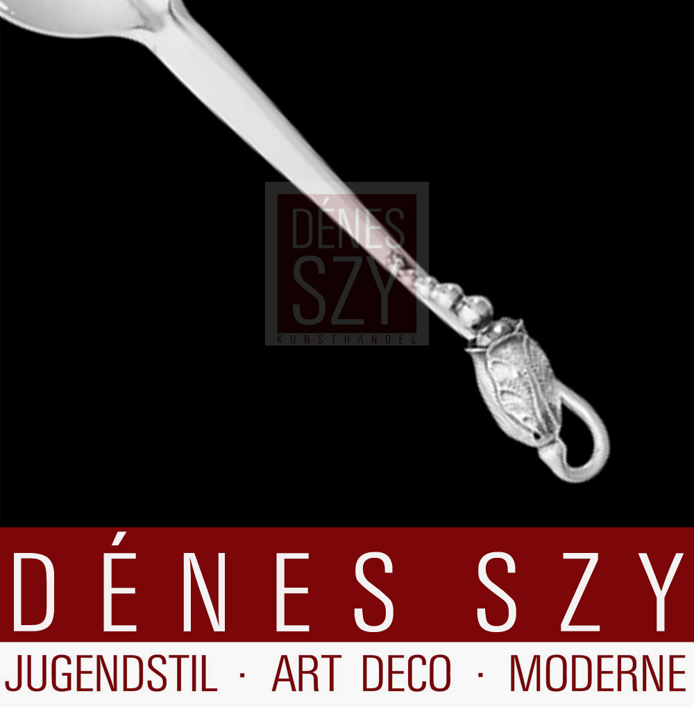 Georg Jensen posate in argento modello Blossom