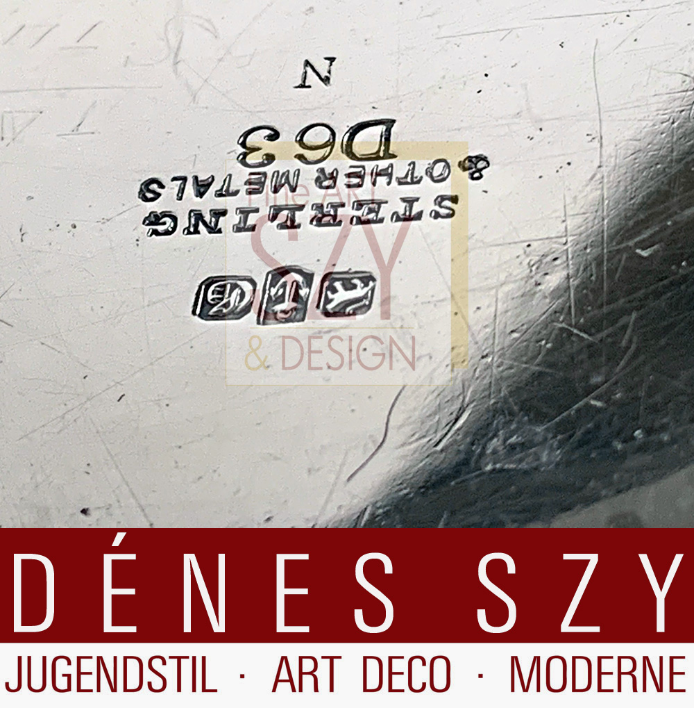 Boîte à thé en métal mixte Gorham USA