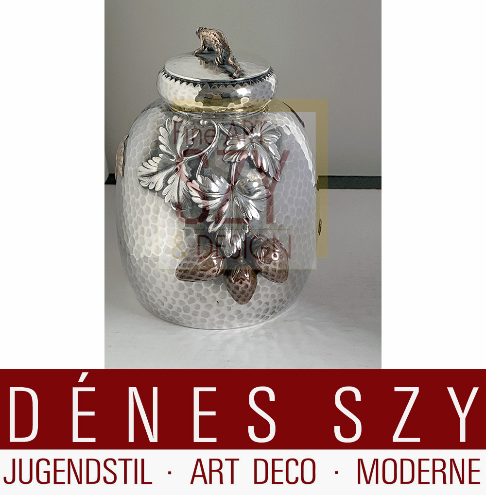 Boîte à thé en métal mixte Gorham USA