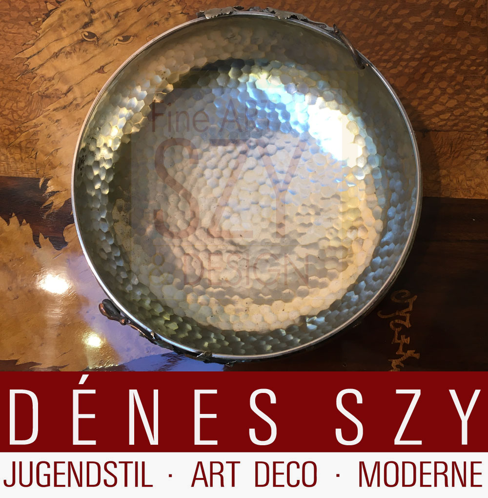 Ciotola mixed metal con decoro giapponese, Design ed esecuzione: Gorham Company, Providence / Rhode Island USA 1882, argento sterling e metallo misto