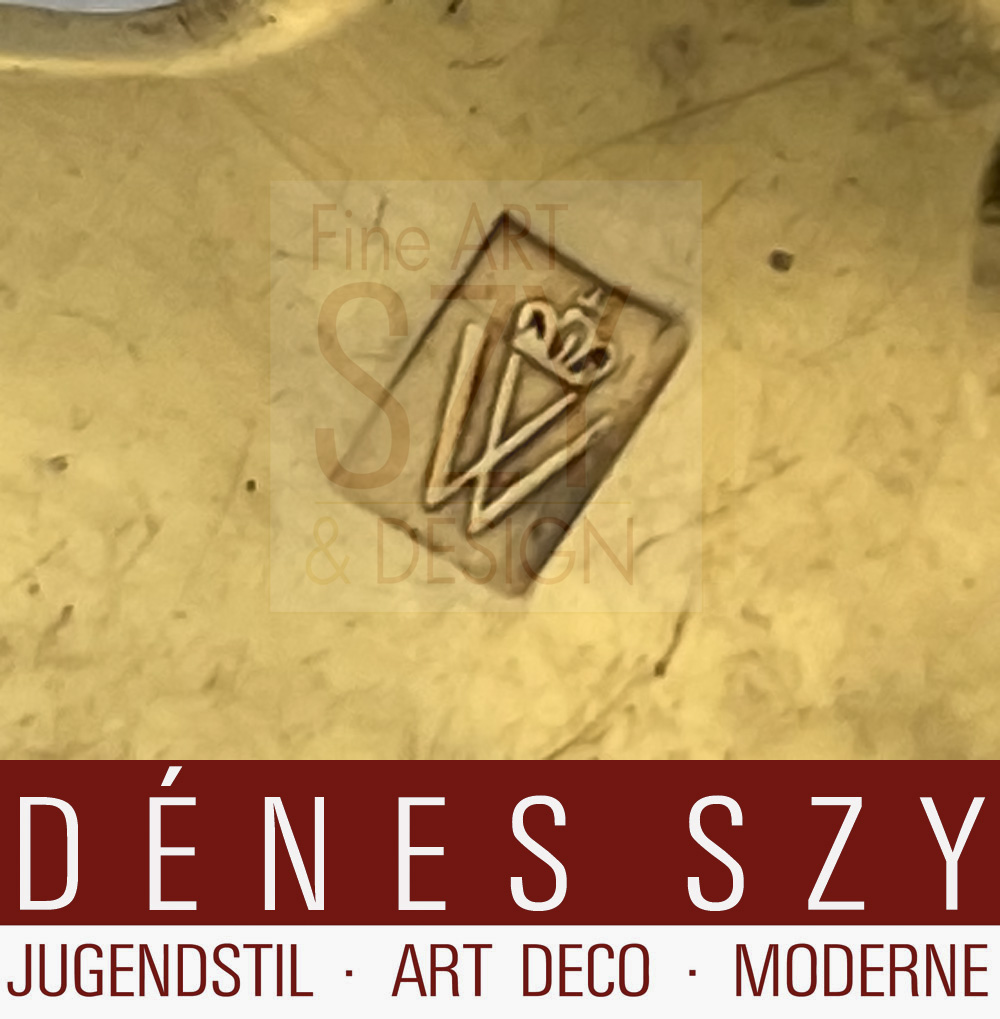 Cucchiaino di zucchero, Design: Ferdinand Richard Wilm (1880-1971) anni '40, Esecuzione: Hermann Julius Wilm, Amburgo Germania 1948-1950 circa, argento 935 (o 925 secondo cucchiaio), placcato in oro