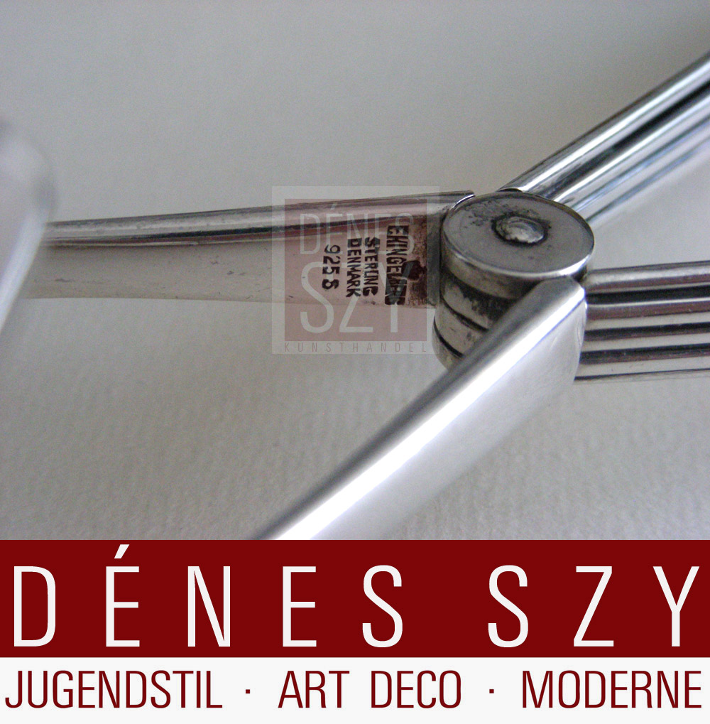 Hingelberg Svend Weihrauch Silber Spargelzange 1940