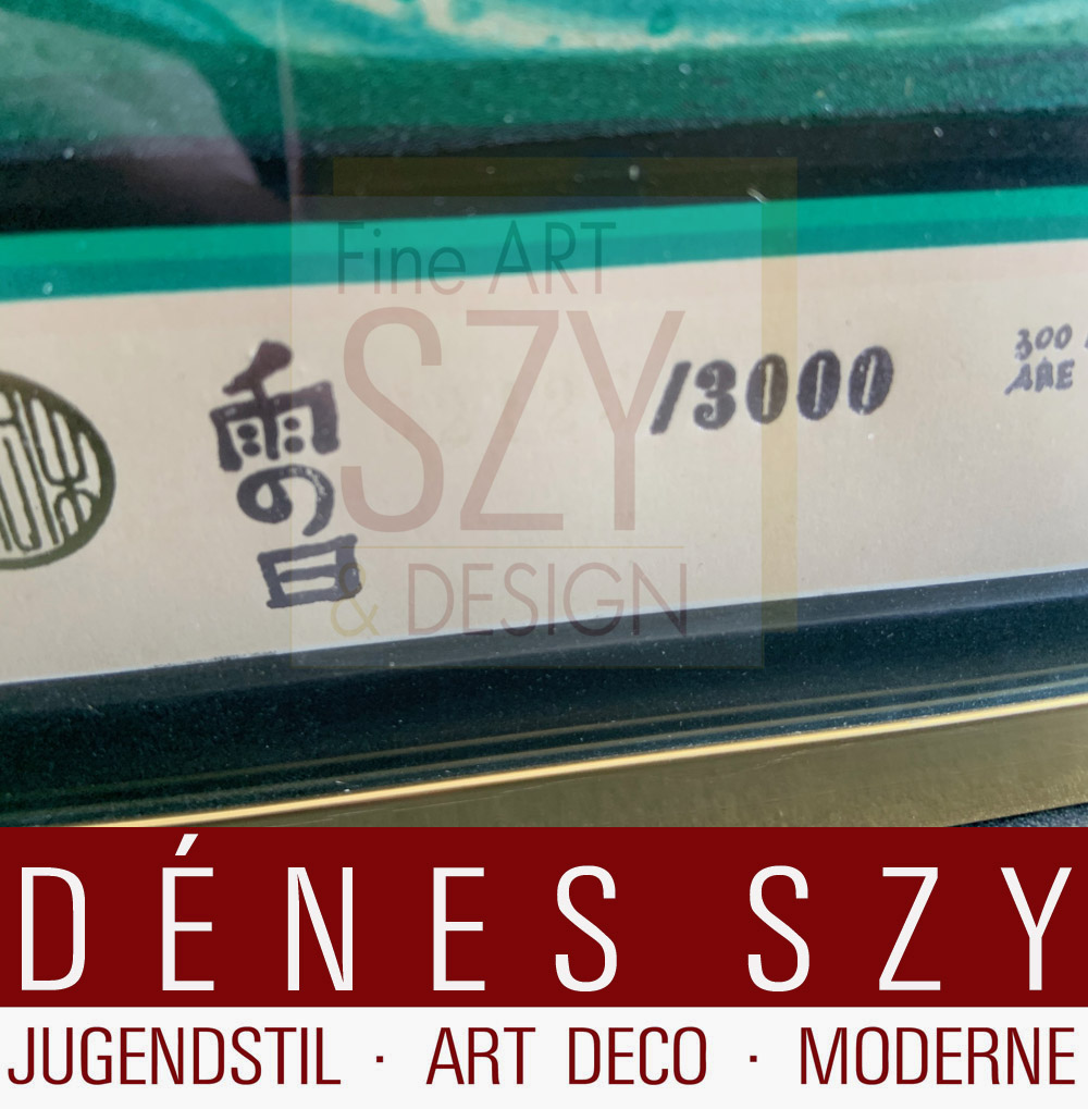 Blatt 8 Foglio 8 dal portfolio "Look at it on a rainy day" - "Regentag", Serigrafia a colori con goffratura metallica su cartone (di Schoeller-Stern), Firmato e numerato 2123/3000, timbro giapponese, timbro in rilievo, stampato da Dietz Offizin, Lengmoss 1971, pubblicato da Ars Vita, Zurigo 1972aus der Mappe "Look at it on a rainy day" - "Regentag", Farbserigraphie mit Metallprägungen auf Karton (von Schoeller-Stern), Signiert und nummeriert 2123 / 3000, gedruckt von Dietz Offizin, Lengmoss 1971, herausgegeben von Ars Vita, Zürich 1972