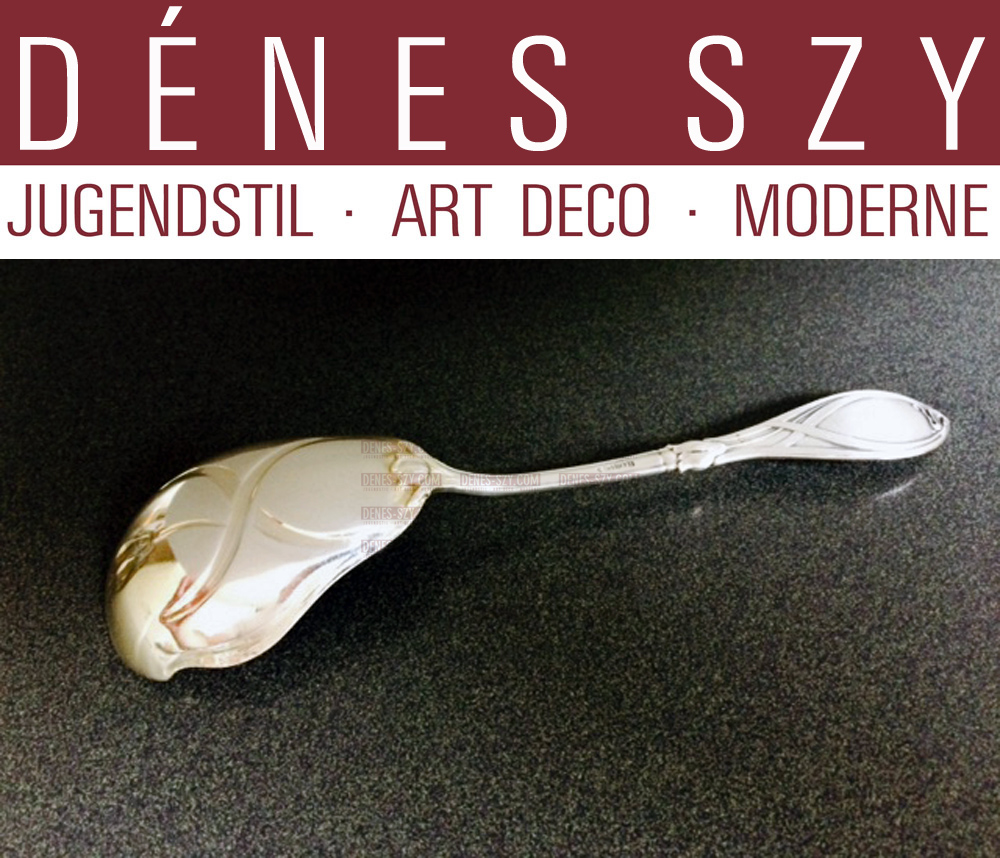 Posate in argento Art Nouveau tulipano VSF 800 Duesseldorf