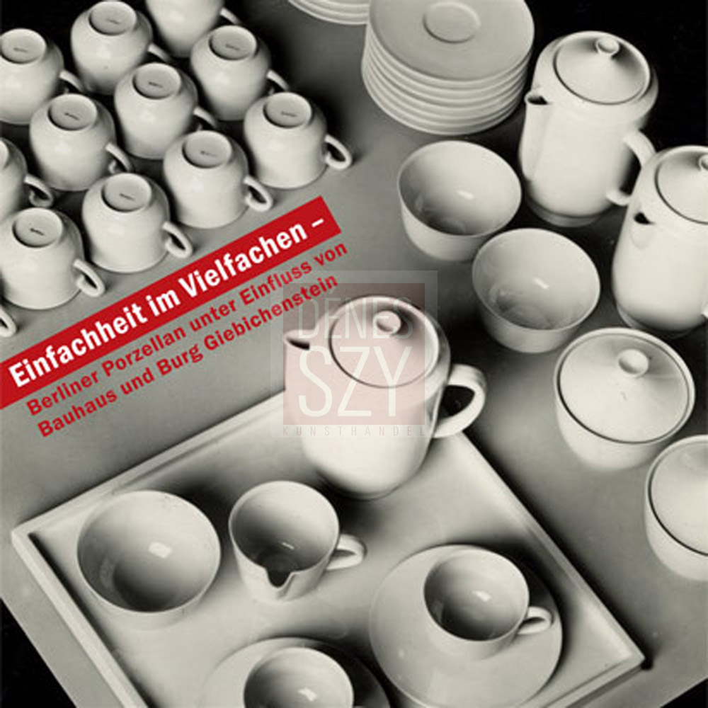 Vassoio quadrato, Forma HALLE, Hallesche Form bianco, Design: Marguerite Friedlaender Wildenhain 1930, Esecuzione: KPM Berlino 1936, Germania, porcellana