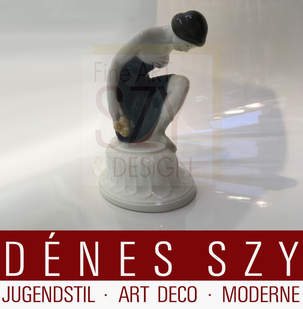 Hochzeitszug KPM Berlin Porzellan Kniender Kurde Adolph Amberg, Entwurf 1904-10, Ausfuehrung: Staatliche Porzellanmanufaktur Berlin – KPM, 1914-18