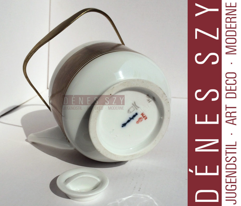 KPM Berlin FRIEDLAENDER Tee-Extrakt Kännchen Hallesche Form