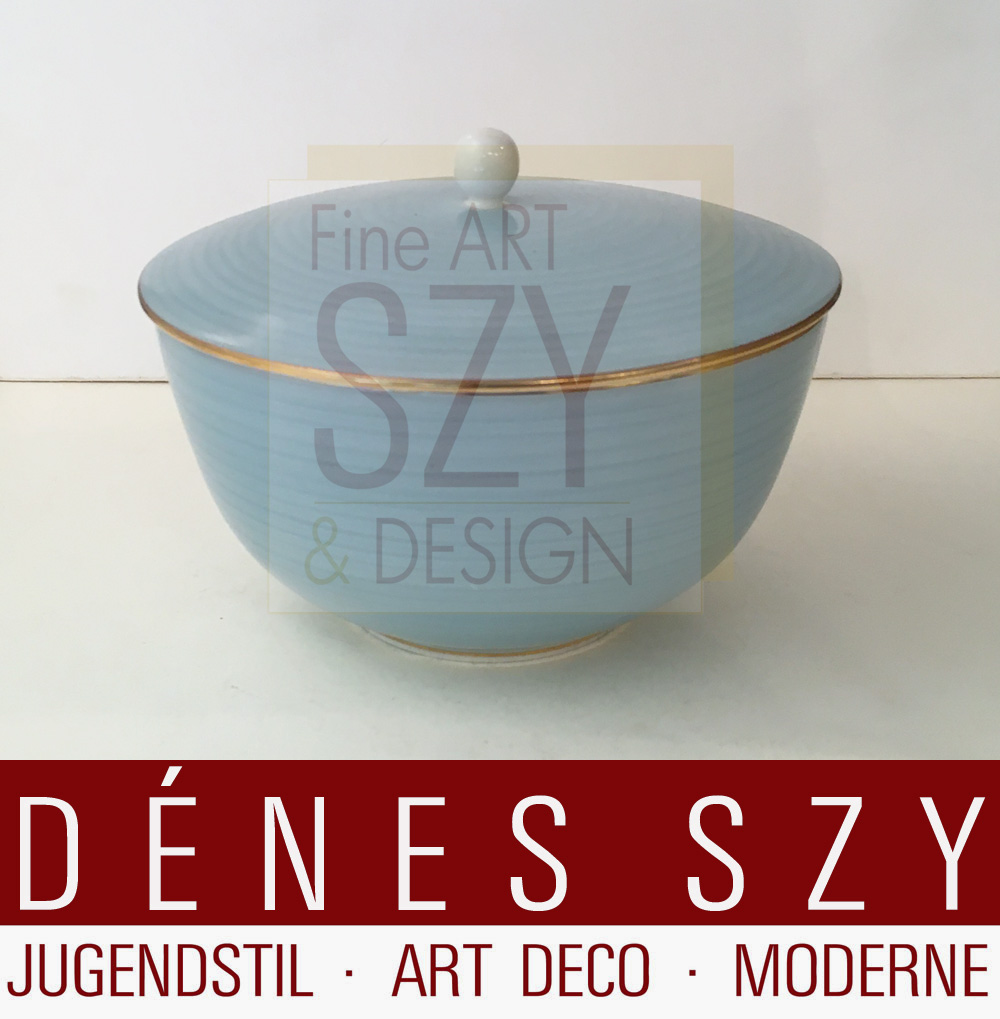 KPM Berlin Porzellan T Petri Urbino Keksdose 1953