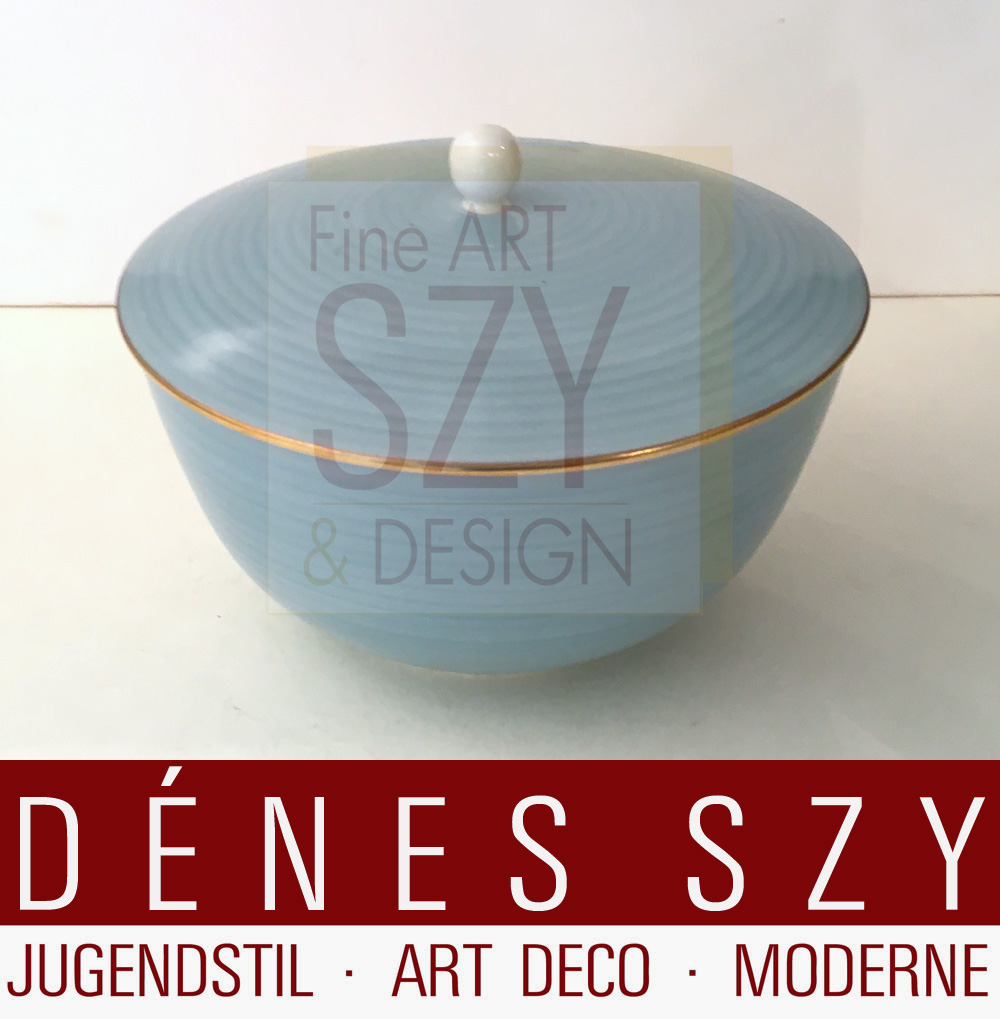 KPM Berlin Porzellan T Petri Urbino Keksdose 1953KPM Berlin Porzellan T Petri Urbino Keksdose 1953