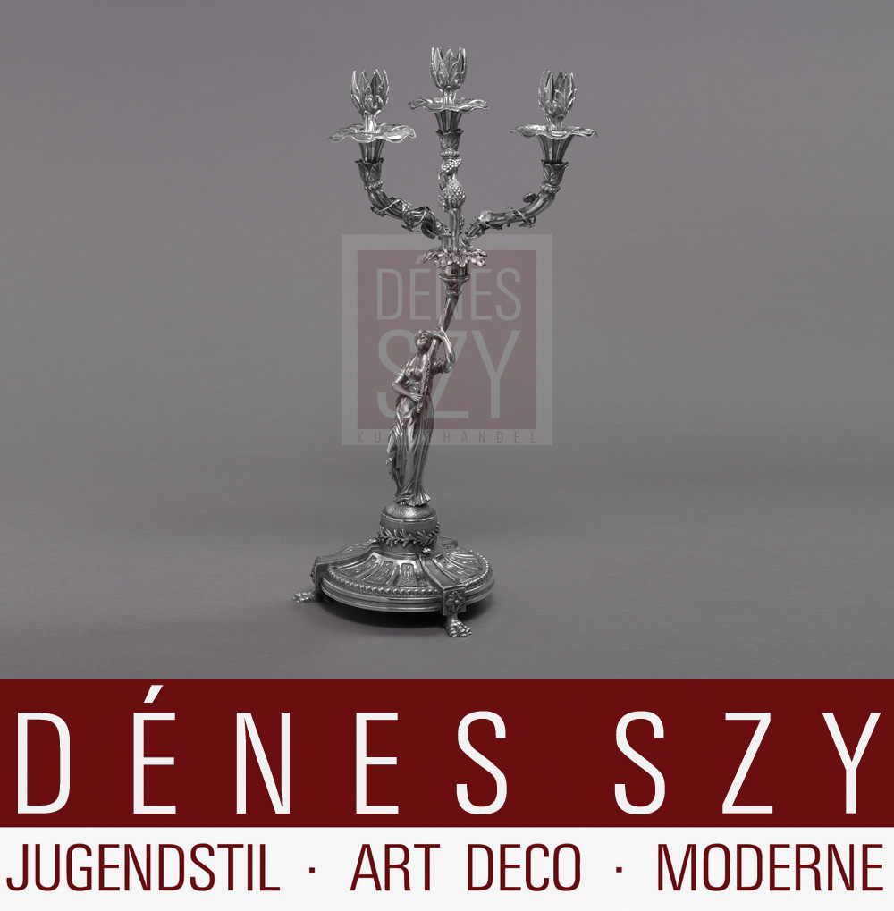 Klassizistischer Kölner Kandelaber, Empire Silber Köln 1780