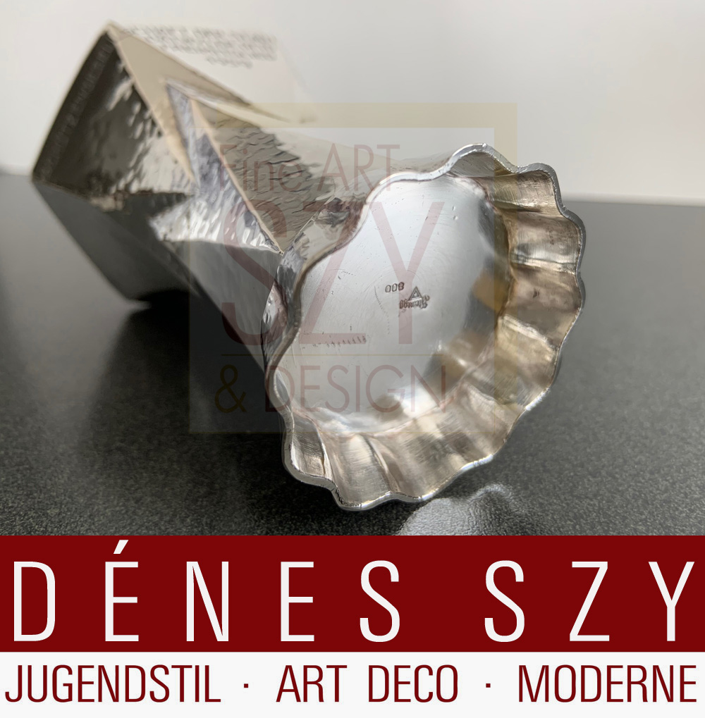 Calice d'argento, bicchiere, Esecuzione: Silberwarenfabrik Sternegg, Sciaffusa Svizzera dal 1934 al 1959, Argento 800, doratura interna