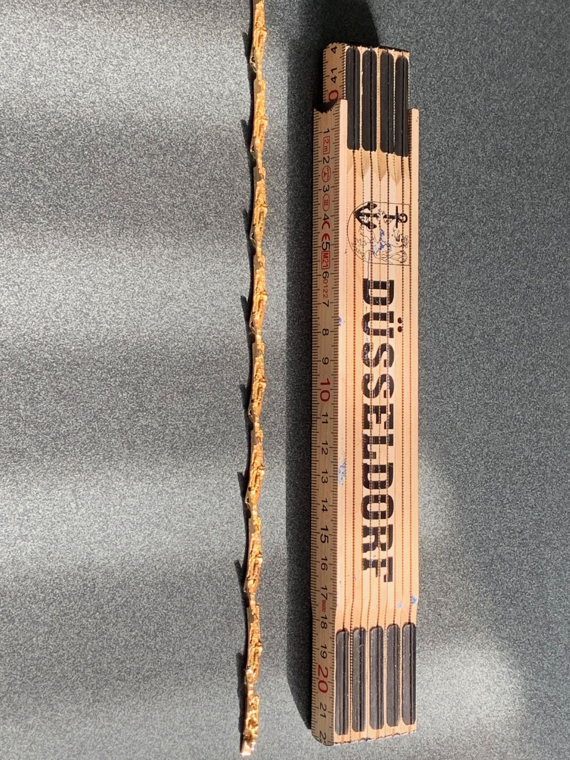 Björn Weckström, Lapponia, Modernes Finnisches 14gliedriges, 14 Karat Gold, Halskette, Halsband Finnland 1979