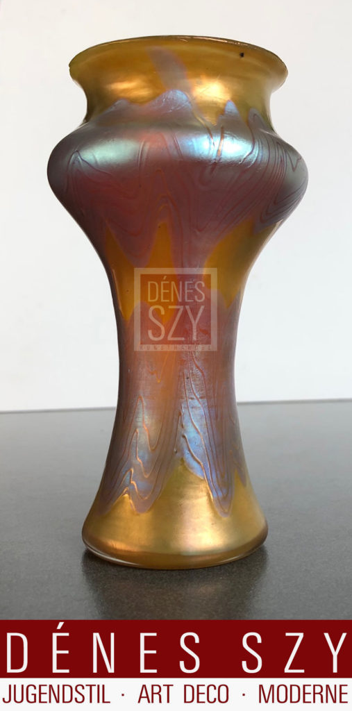 Vaso in vetro Art Nouveau di Loetz Austria verso 1900