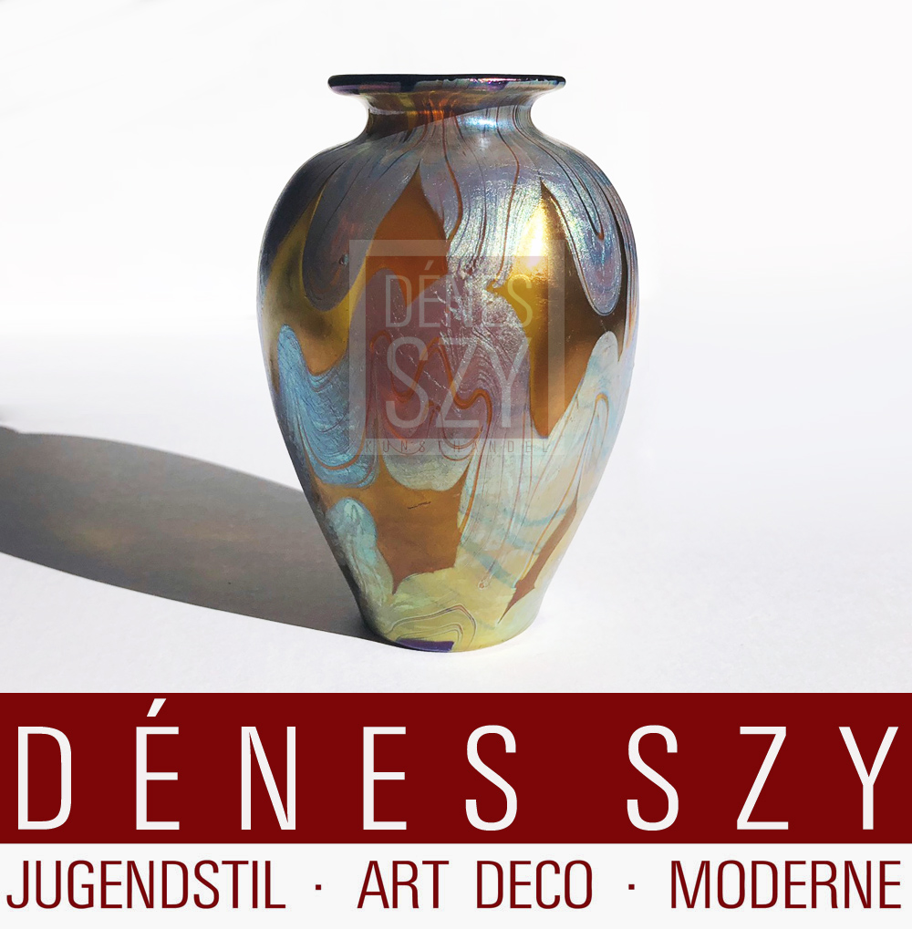 Loetz vaso in vetro Phaenomen Genre 29 epoca liberty