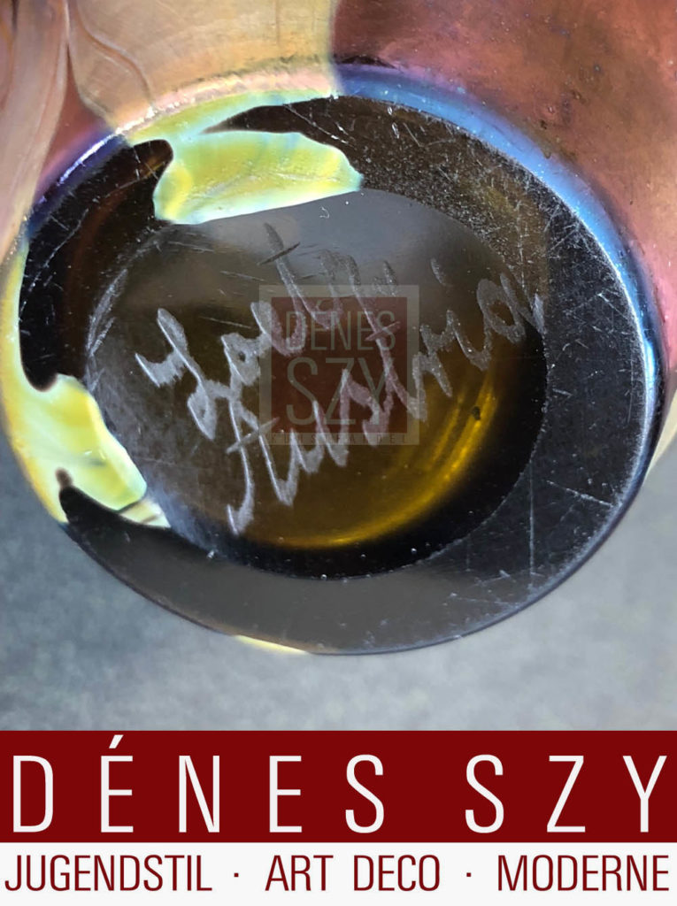 Loetz vaso in vetro Phaenomen Genre 29 epoca liberty