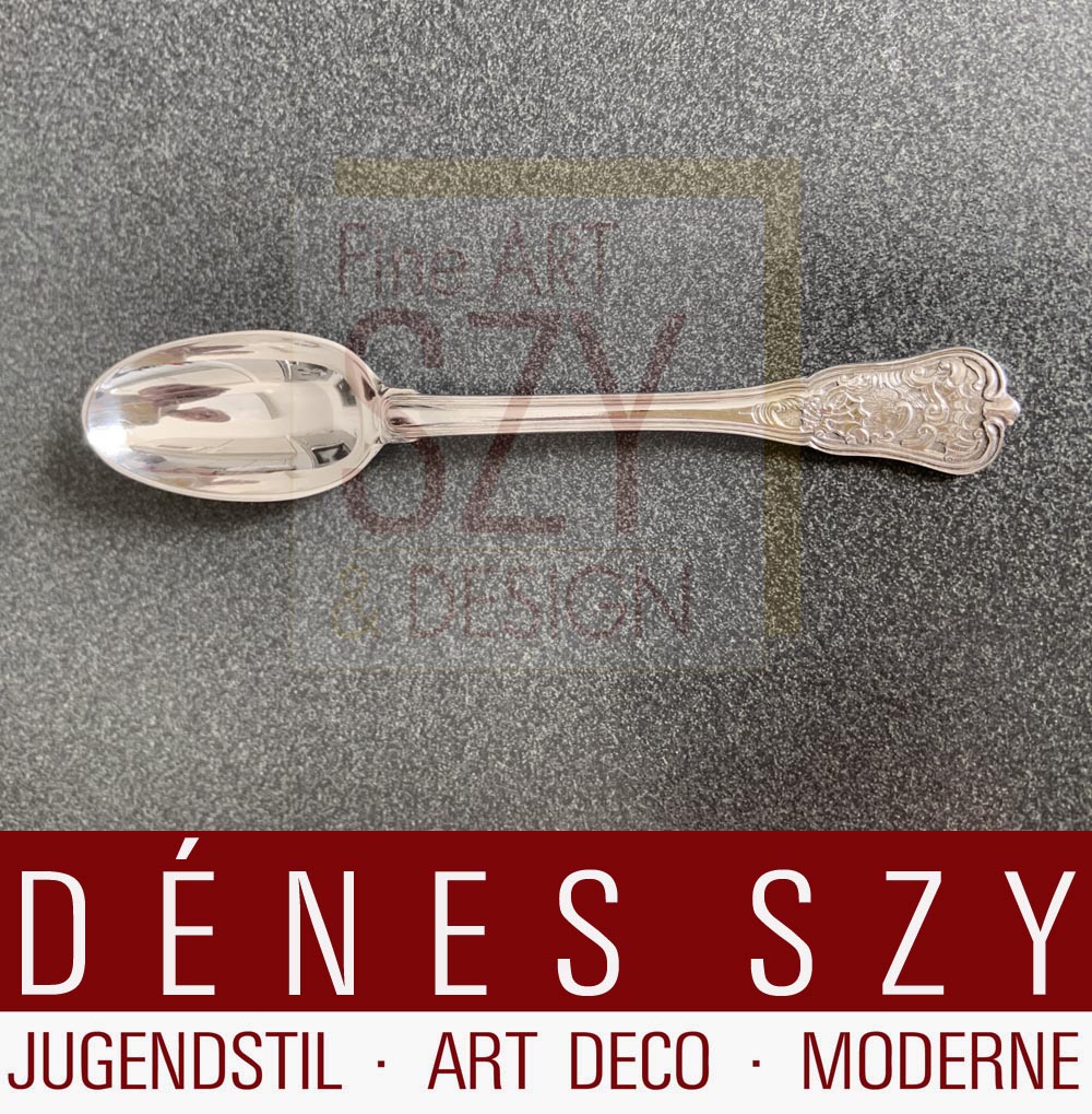 Cucchiaio da caffè modello "Rosenborg", Design: Ole Hagen 1947, Esecuzione: argentiere Anton Michelsen, Copenaghen, argento sterling