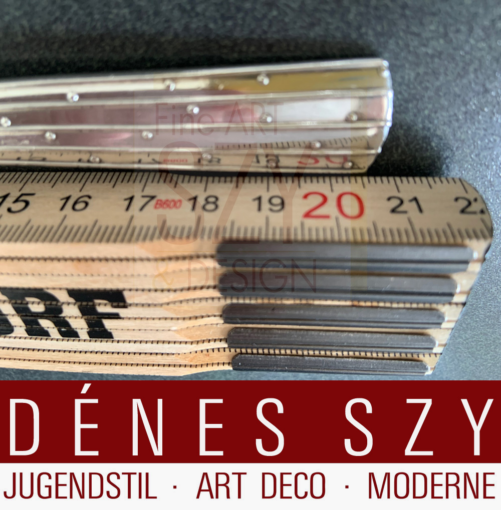 Forchetta arrosto, Mid-Century modern, Modello: Champagne, Design: Jens H. Quistgaard IHQ 1947, Execuzione: O.V. Mogensen, Danimarca ca. 1950, Argento sterling