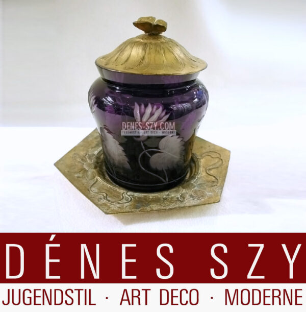 Orivit Jugendstil Zinn Köln Keksdose 2497