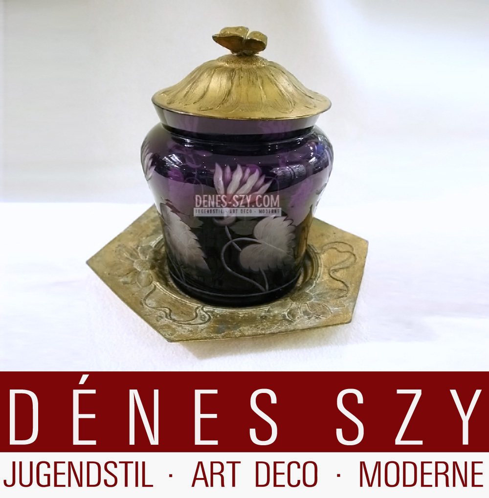 Orivit Jugendstil Zinn Köln Keksdose 2497