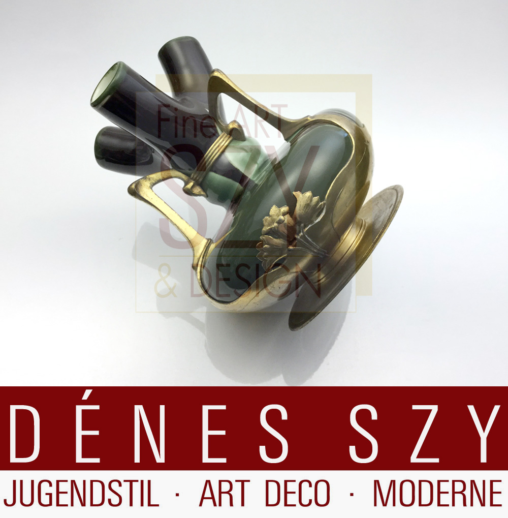 Osiris Zinn Zsolnay Keramik Vase Nr. 520