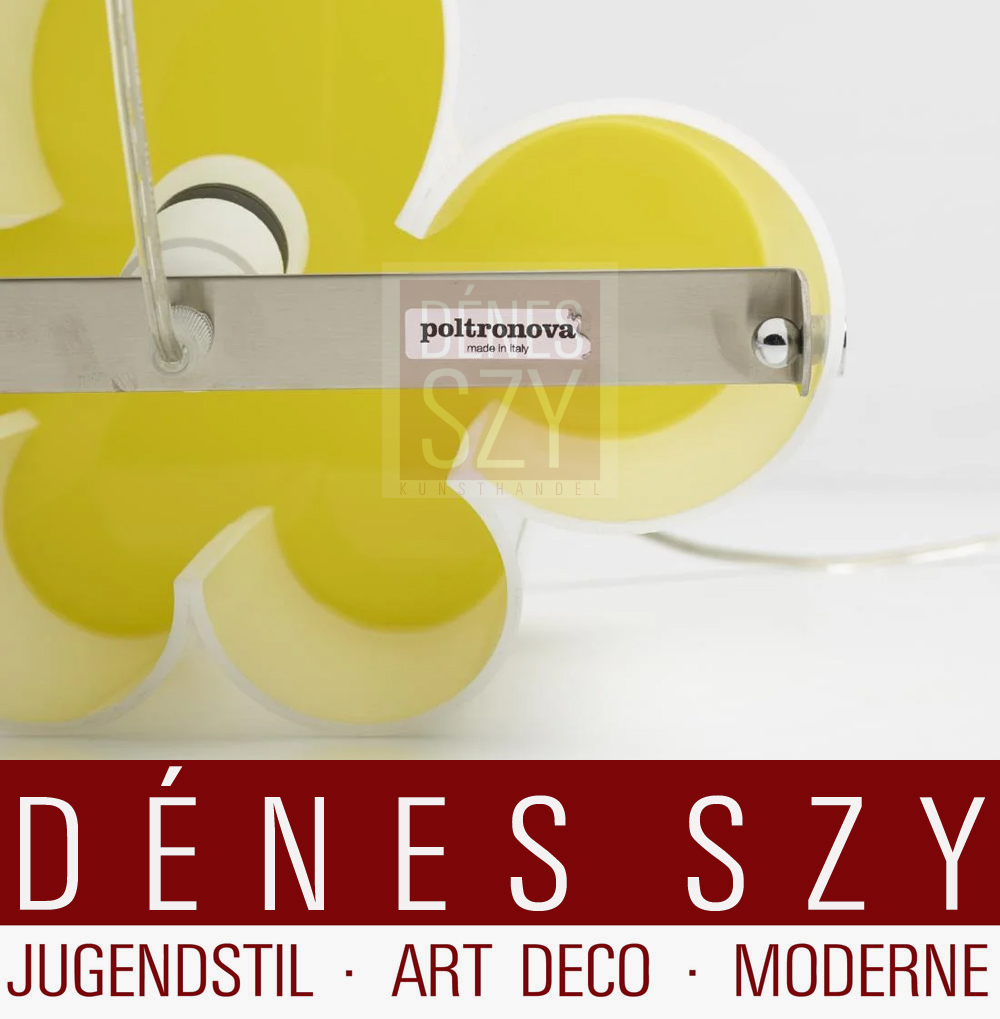 Italienische Poltronova Designlampe Passiflora Stuperstudio 1968