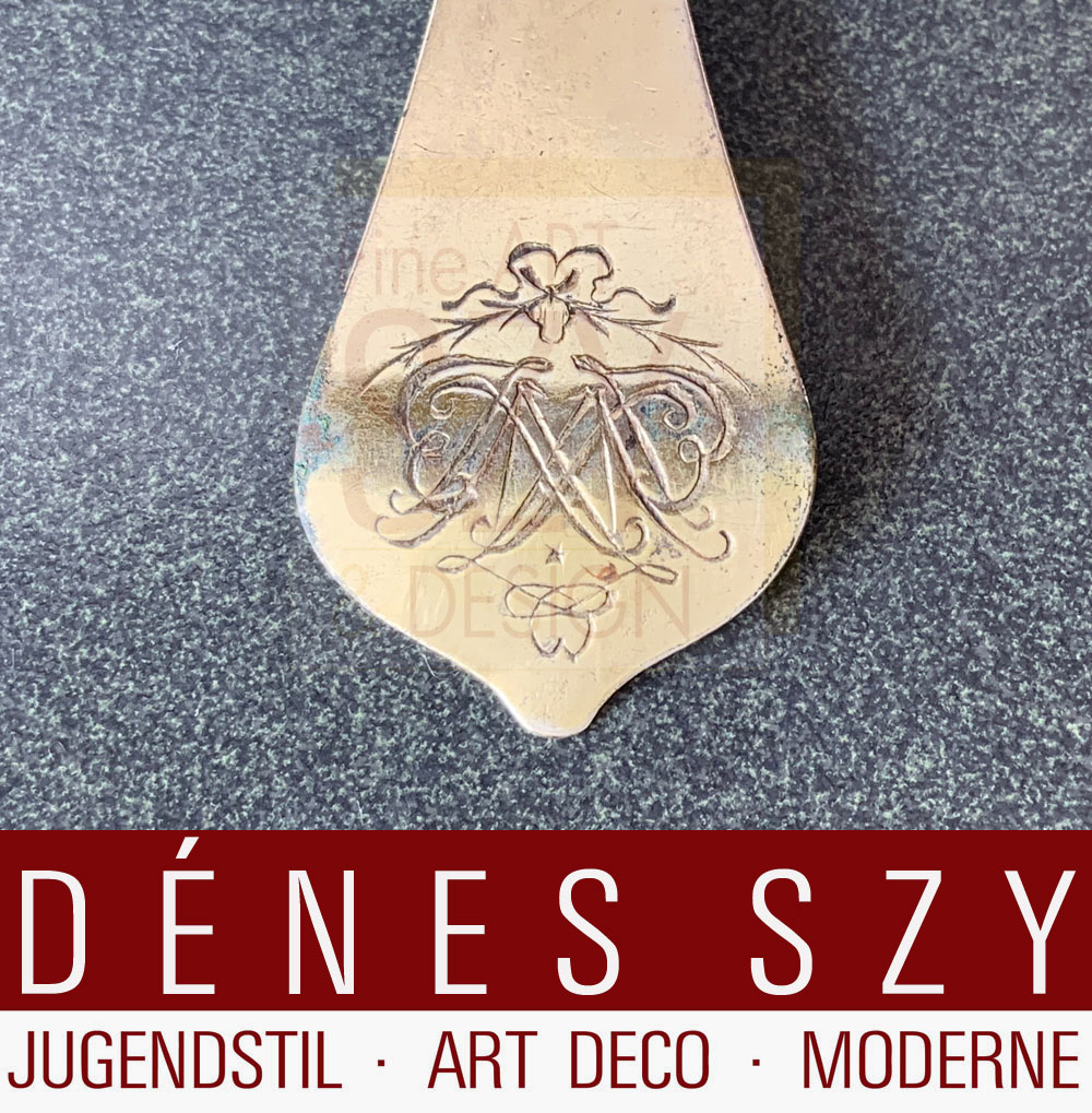 Cucchiaio barocco, Argento, dorato, Aarhus, Jylland / Jutland, Danimarca 1715, Sonnik Hansen Buxlund