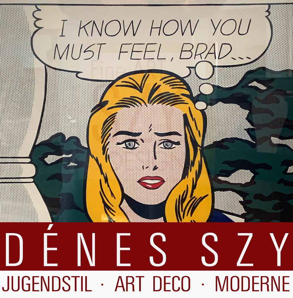I KNOW HOW YOU MUST FEEL, BRAD..., Roy Lichtenstein, Litografia a colori del 1963 per Collezione Ludwig Museum - Aquisgrana, Germania, Edition Nouvelle Images