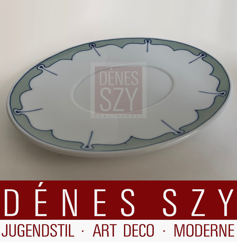 Salsiera piccola di Meissen in porcellana epoca liberty design Hentschel