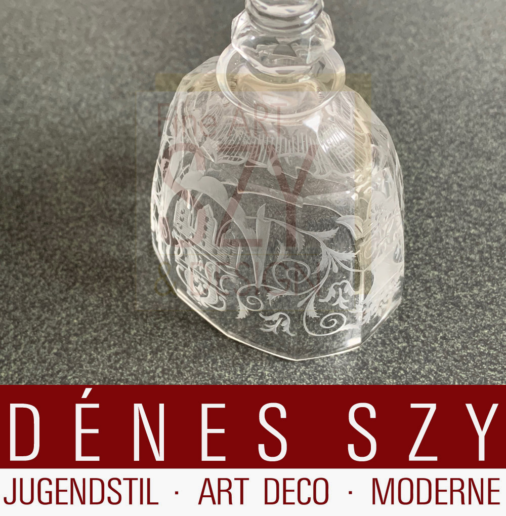 Josef Lobmeyr Vienna Austria Maria Theresia cristallo bicchiere da Sherry