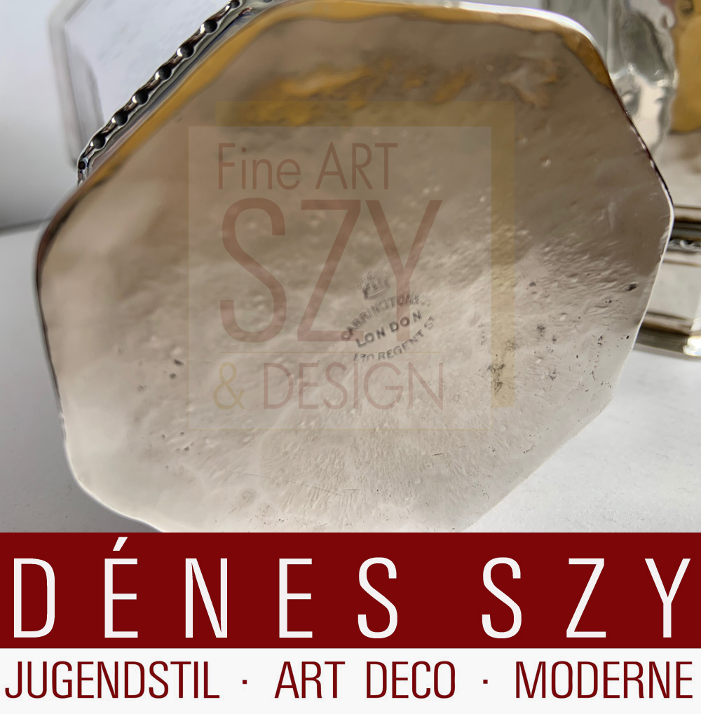 Vasenpaar, Entwurf und Ausführung: Carrington & Company, London 1905, England, Britannia Standard = Silber 950