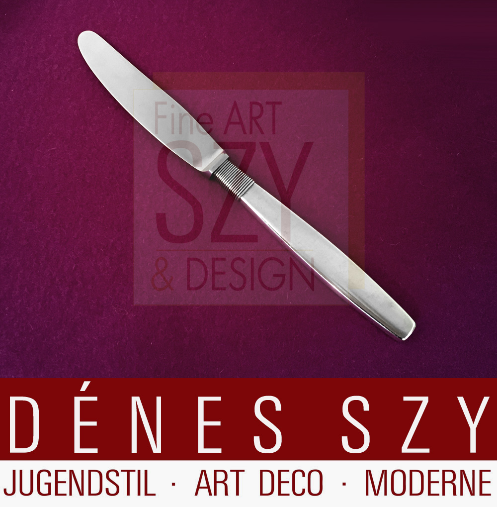 Hingelberg 18 posate in argento design Svend Weihrauch coltello da dessert