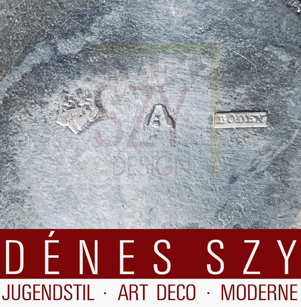 Lattiera in argento intorno al 1820-30, Argento 13 lotti, Punzone: Braunschweig con la lettera A, Germania