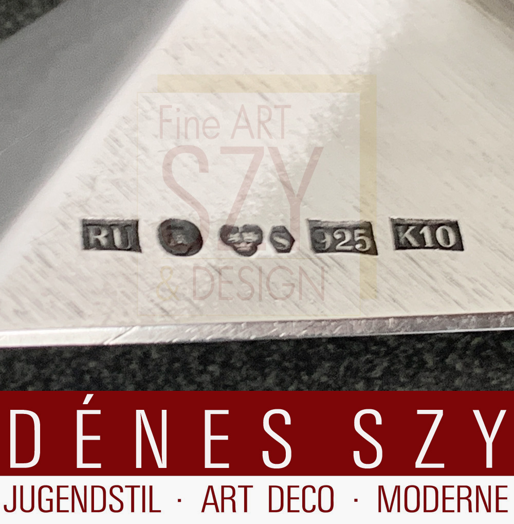 Tagliacarte d'argento, Design ed esecuzione: Rey Urban, Stoccolma, Svezia 1984, argento sterling 925
