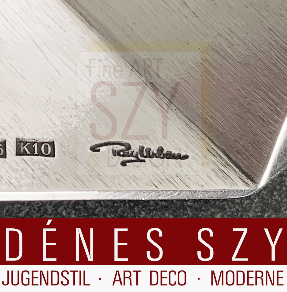 Tagliacarte d'argento, Design ed esecuzione: Rey Urban, Stoccolma, Svezia 1984, argento sterling 925
