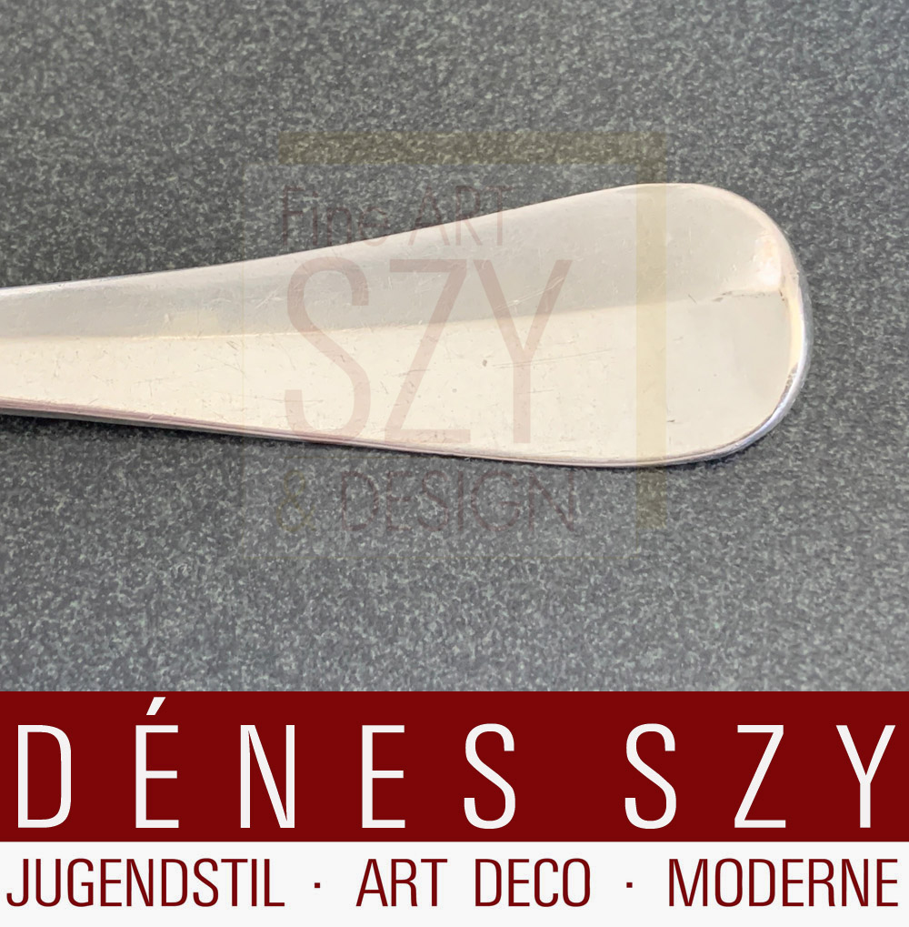 Set di cinque forchette da tavola tedesche, 3x Lüneburg ca. 1810, argento 12 Lot, Johann Heinrich Lorenz Kleucker (Sen), 2x (Amburgo-) Harburg, Georg Stegemeyer