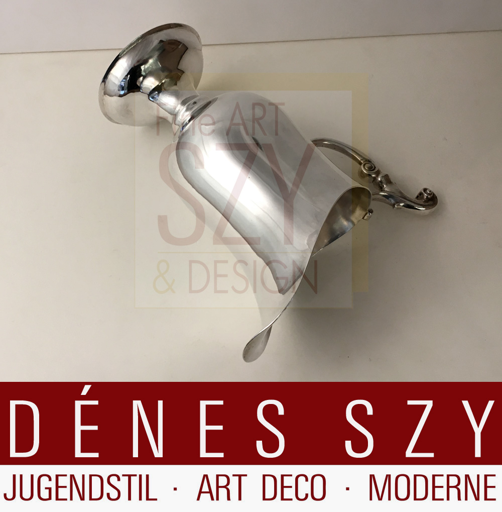 klassizistische Silber Helmkanne, Schleswig um 1780, Mz.: FJS ACS fuer Anton Carl & Friedrich Johann Severin (1754 1836, 1849), Schleswig um 1780, Silber 12 Lot