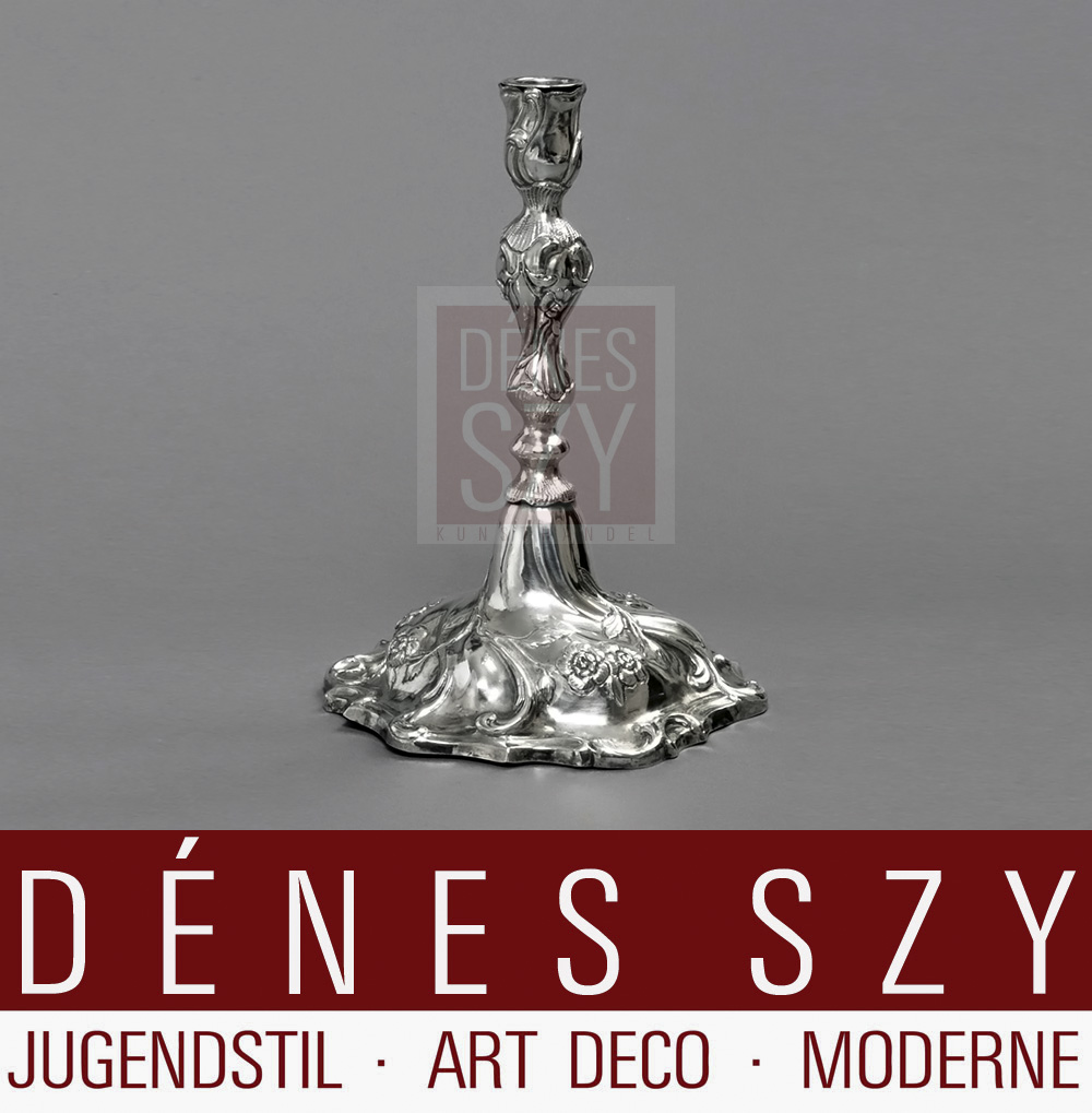 Candeliere di Colonia in argento rococò intorno al 1770