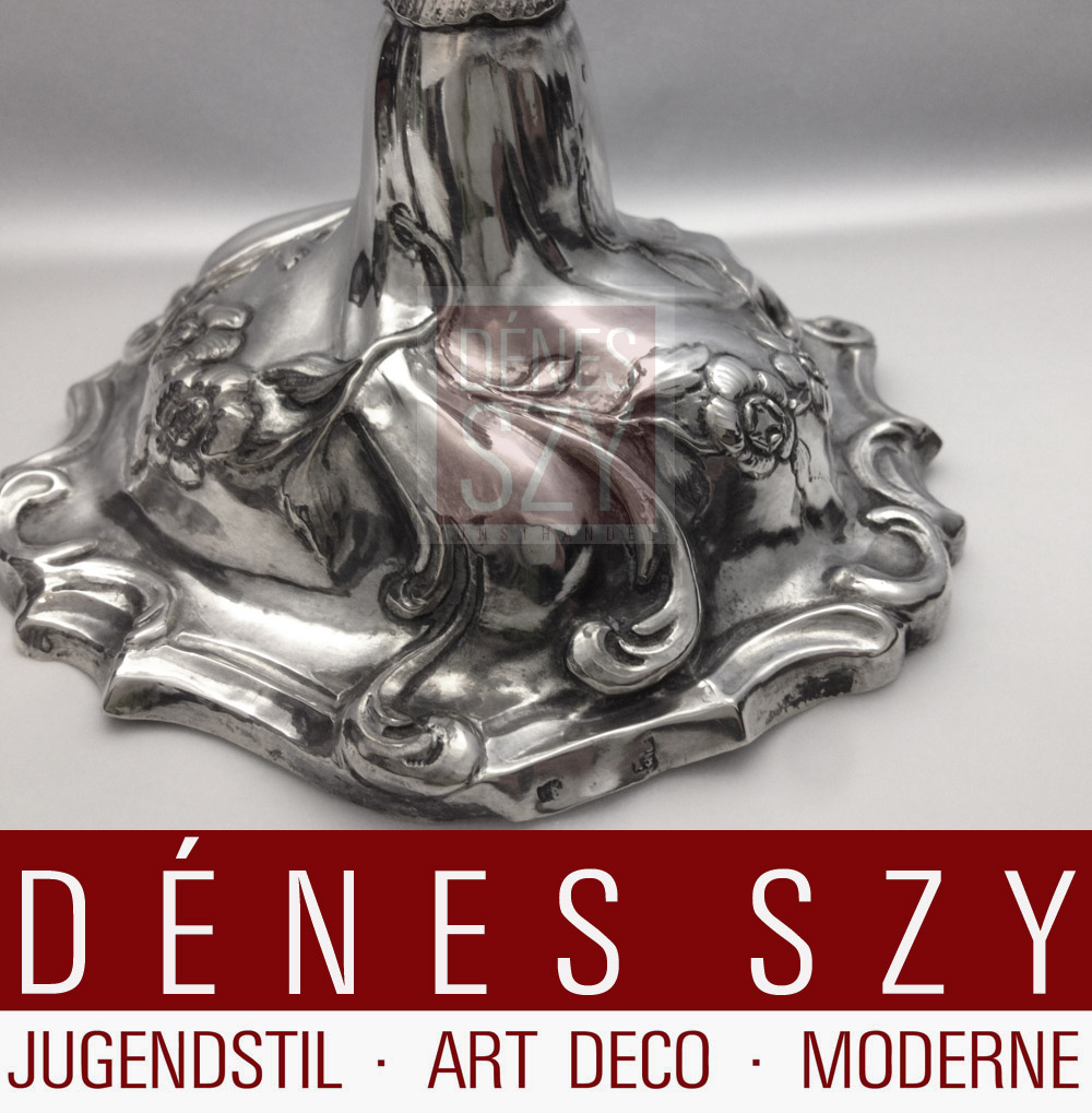 Candeliere di Colonia in argento rococò intorno al 1770