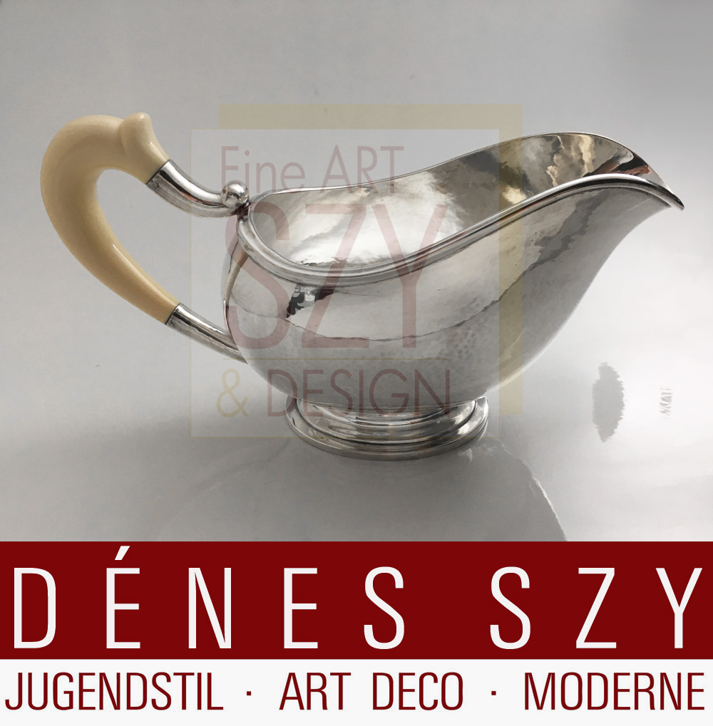 Sterling Danimarca Holger Rasmussen salsiera d'argento degli anni '40