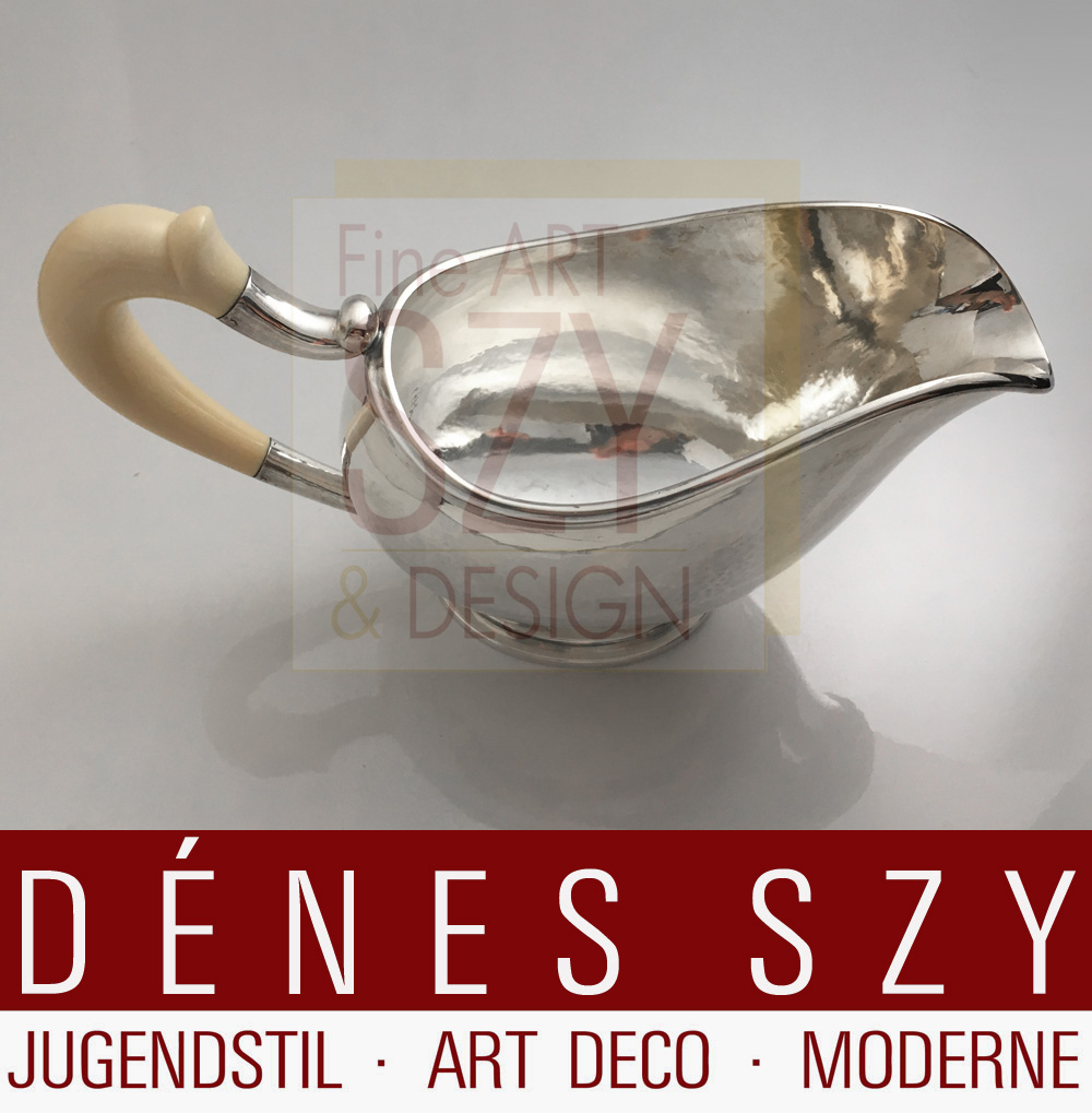 Sterling Danimarca Holger Rasmussen salsiera d'argento degli anni '40