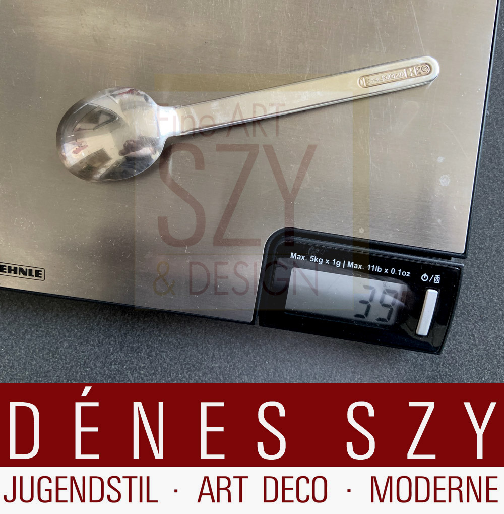 Cucchiaino da tè, Modello Epoca, Design: Professor Wolf Karnagel 1975, Esecuzione: Wilkens, Brema, intorno al 1980, Germania, argento sterling 925