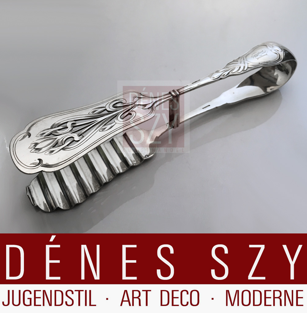 Jugendstil Silber Spargelheber Herbstzeitlose Vogeler