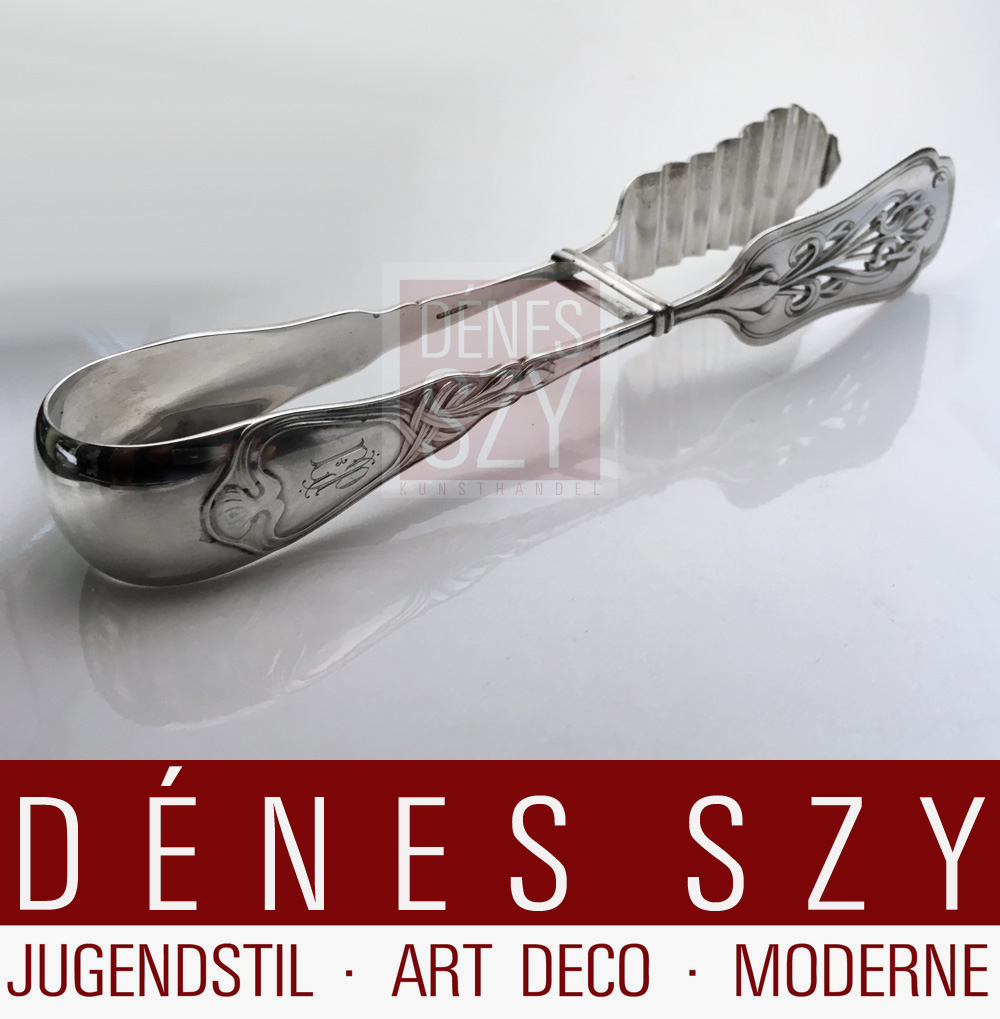 Jugendstil Silber Spargelheber Herbstzeitlose Vogeler
