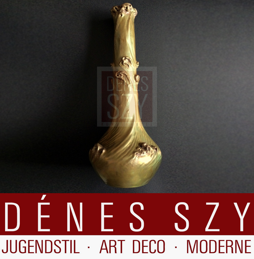 Zsolnay Pecs Ungarn Jugendstil Vase Eozin